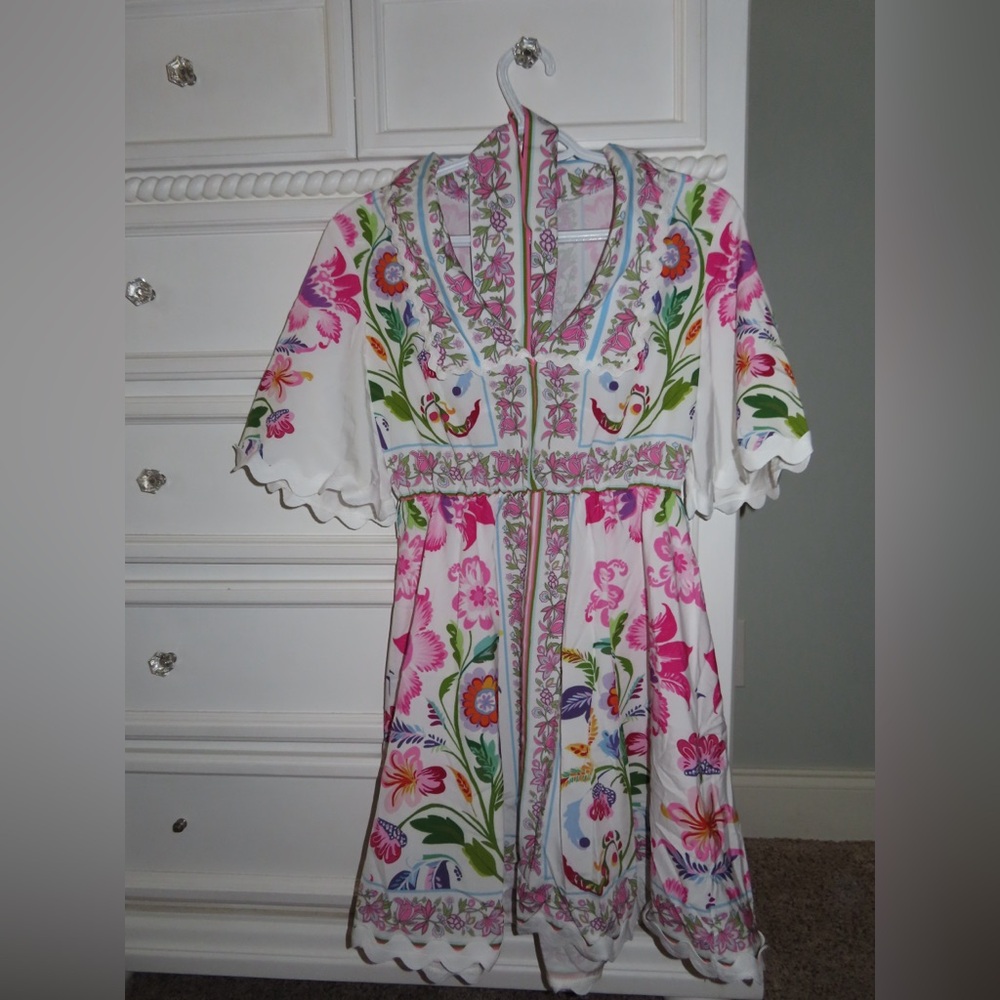 Floral Embroidered Dress